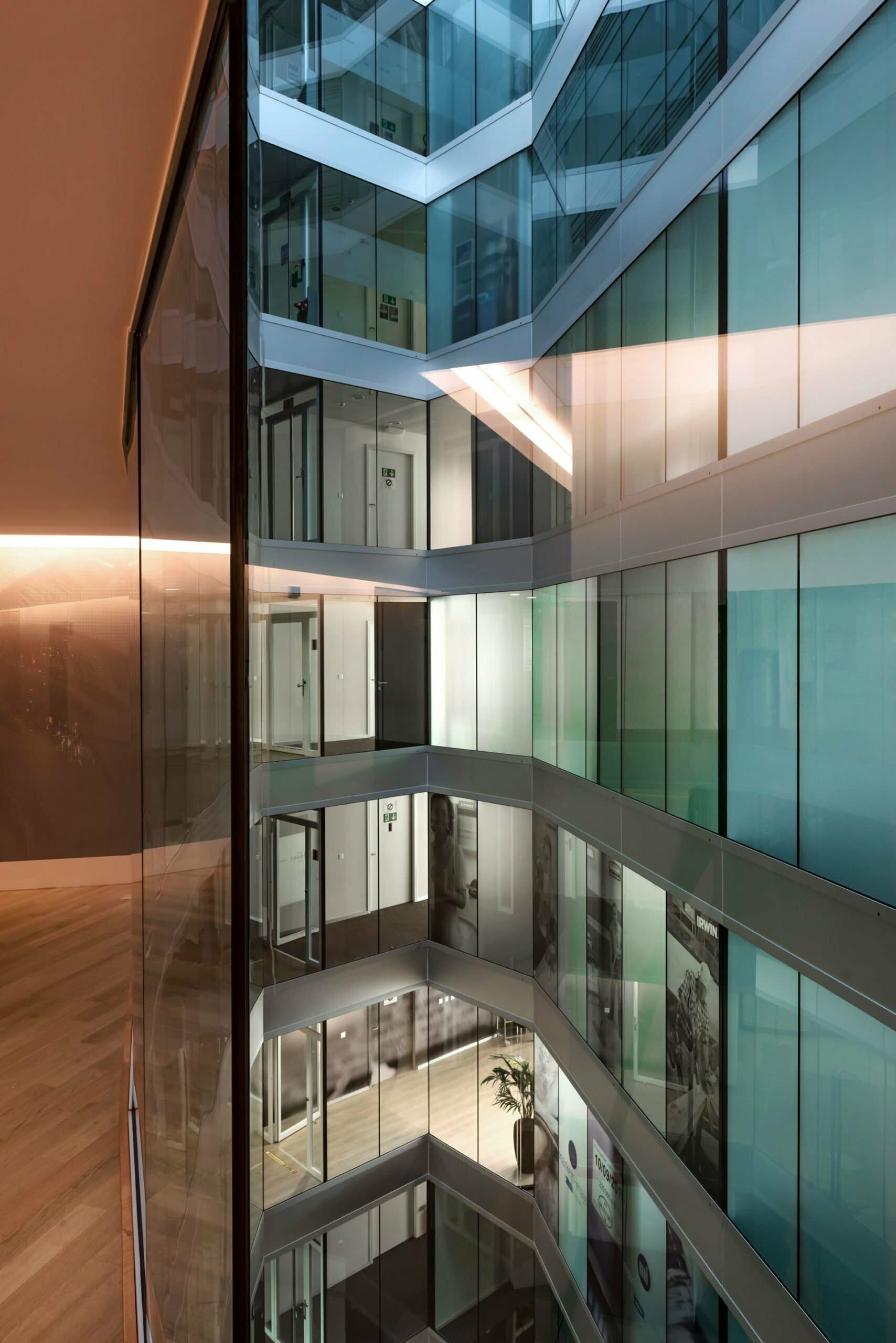 Elevator banks