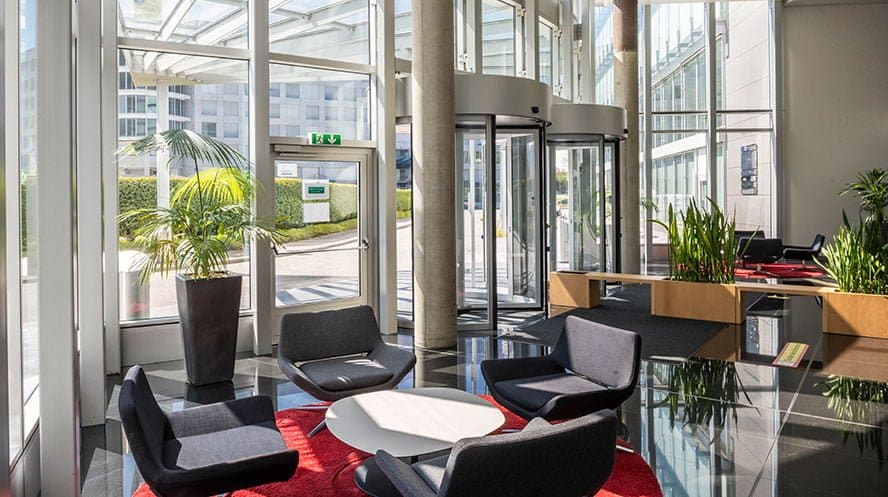 Reception and lobby