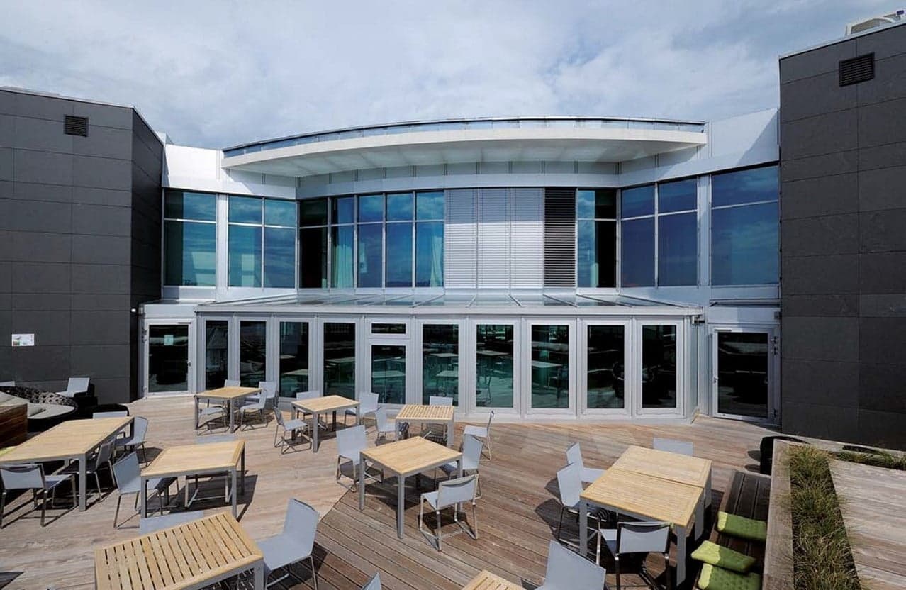 Landscaped terraces