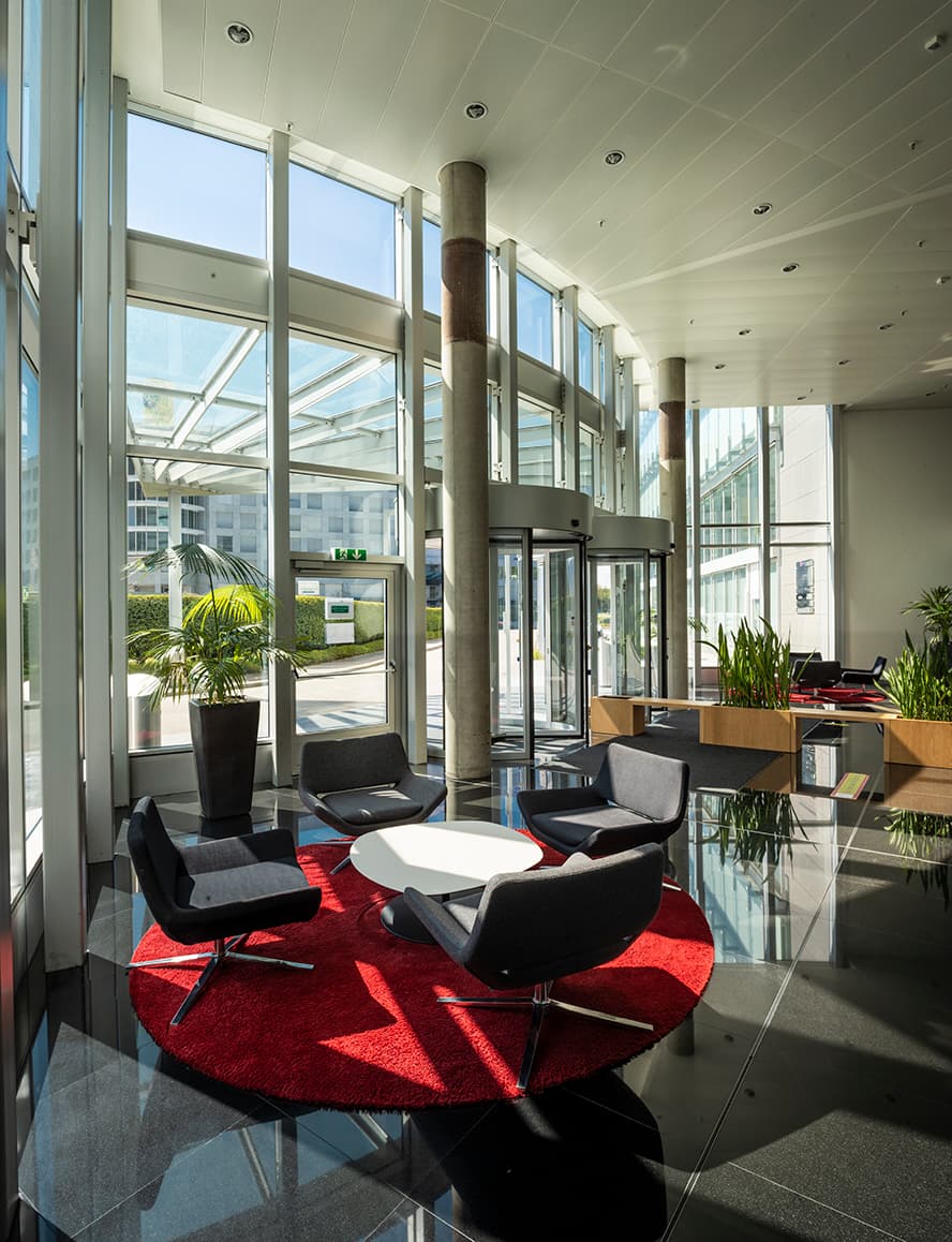 Lobby lounge area